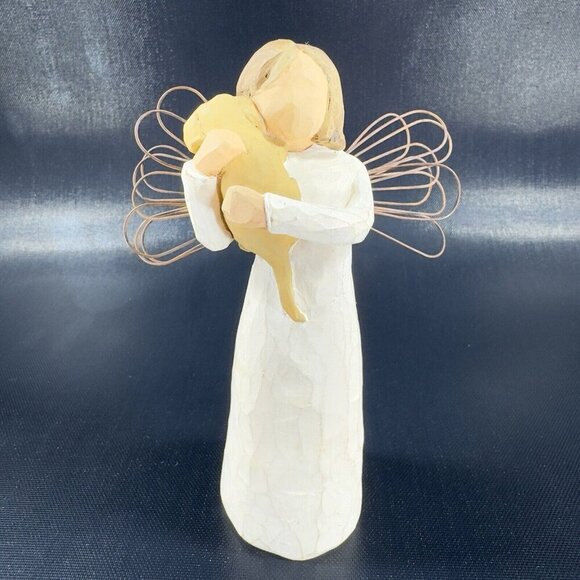 Vintage 1999 Willow Tree Angel Figurine Angel Of Friendship Resin Figure Demdaco - Picture 1 of 8